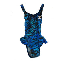 Load image into Gallery viewer, TYR 1 Piece Frill X-Back Print