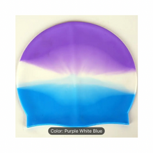 Load image into Gallery viewer, Swimming Matters Rainbow Silicone Swim Cap
