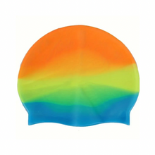 Load image into Gallery viewer, Swimming Matters Rainbow Silicone Swim Cap

