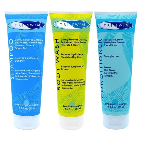 Tri Swim Shampoo, Conditioner & Bodywash