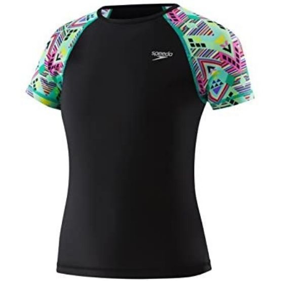 Speedo S/S Print Rashguard - Youth