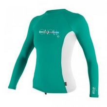 Load image into Gallery viewer, Girl’s Basic Skin 50+ L/S Crew Rashguard/Sunshirt
