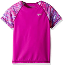 Load image into Gallery viewer, Speedo S/S Print Rashguard - Youth
