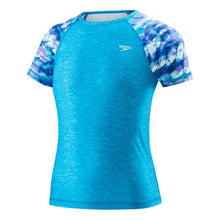 Load image into Gallery viewer, Speedo S/S Print Rashguard - Youth
