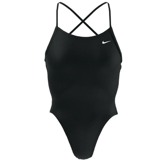 Nike Solid Lace Up Tie Back One Piece (NESSA000)