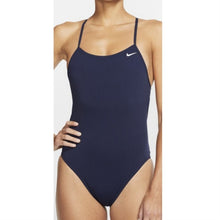 Load image into Gallery viewer, Nike Solid Lace Up Tie Back One Piece (NESSA000)
