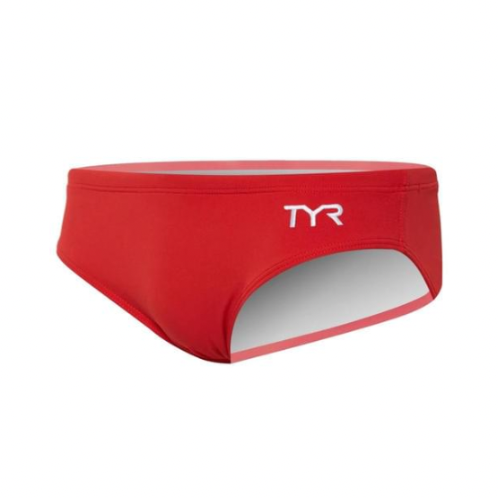 TYR Solid Polyester Brief (Racer) (RDUR7)