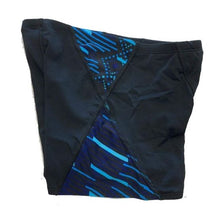 Load image into Gallery viewer, TYR Blue Geometric Sq. Leg (Boxer) (SBZX7)
